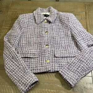 Zara tweed blazer size small